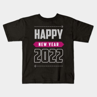 Happy New Year 2022 Kids T-Shirt